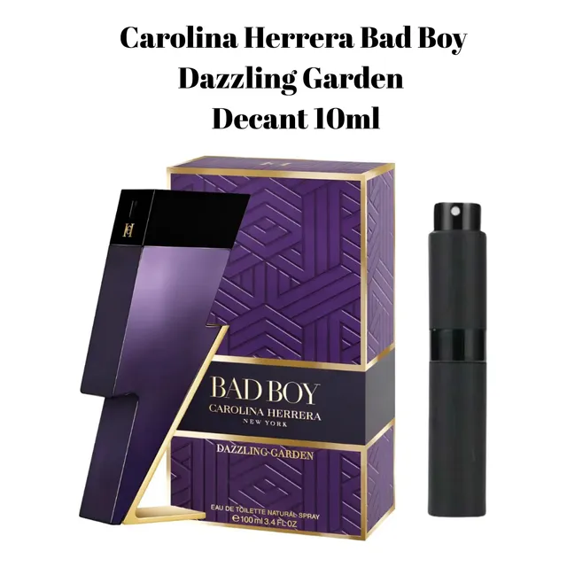 Decant 10ml Carolina Herrera Bad Boy Dazzling Garden