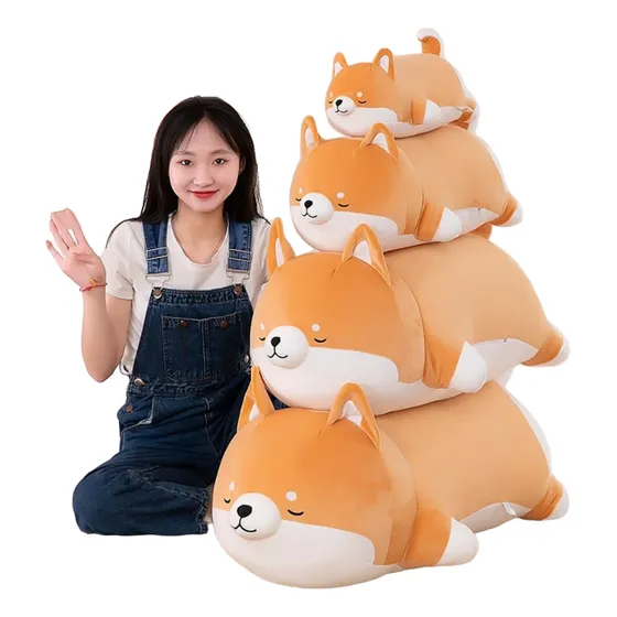 Pillow De Shiba Inu, Juguete De Peluche, 70cm, Ideal Para Ni