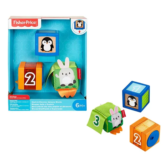 Fiisher Price Bloques Apila Y Explora Juego Didáctico Para B
