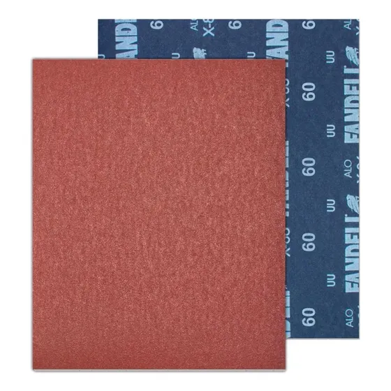 Pack 25 Lija Esmeril X-86 Fandeli Grano 60 9 X11  Tela