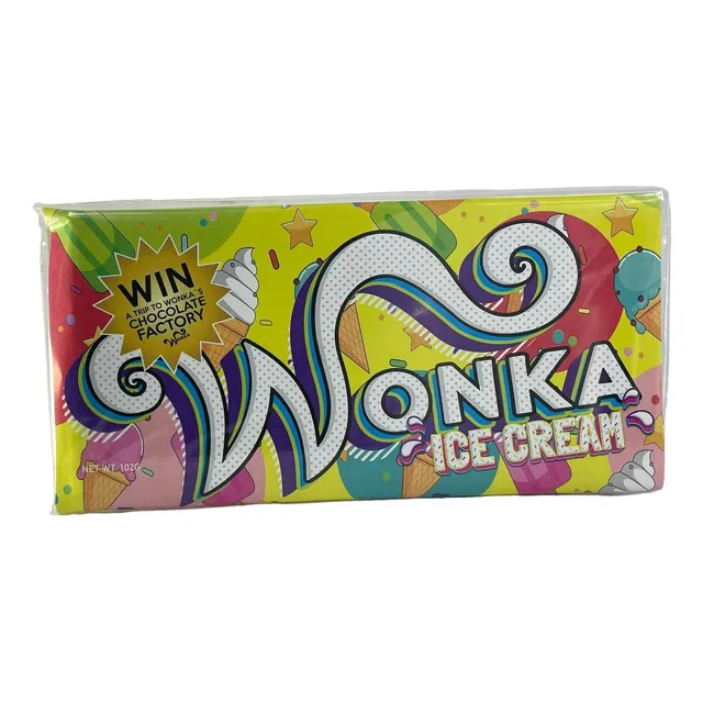 Barra De Chocolate Wonka Sabor Helado