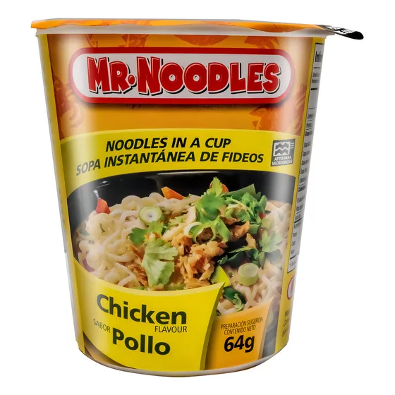 Mr.noodles Sopa Instantánea De Fideos Sabor Pollo 12 Un