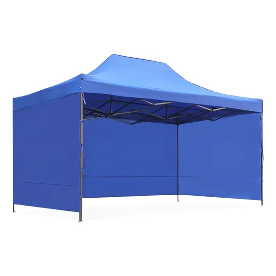 Toldo 3x4.5 Metros Plegable Con Paredes Y Techo Carpa Color Azul Vanlig ETP40