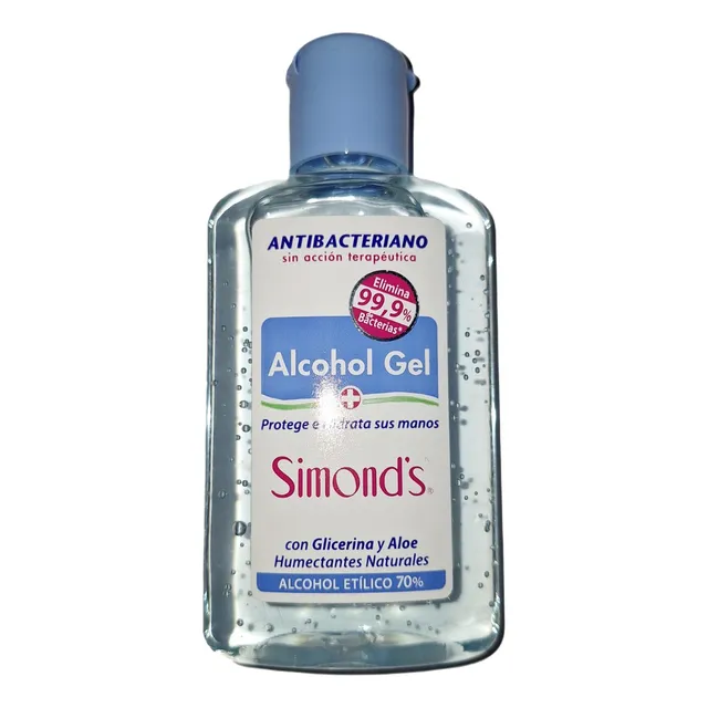 Alcohol Gel 70% Antibacteriano 75ml Simond's