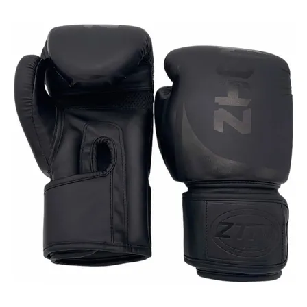 Guantes De Boxeo Profesional De Alta Calidad Con Velcro 12oz 12oz Negro