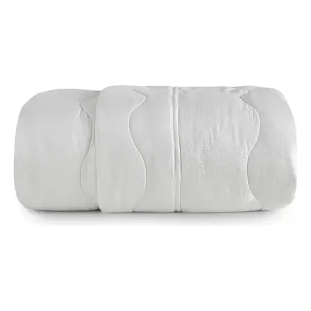 Edredom Casal Altenburg Toque Acetinado Verano Branco Altenburg Liso