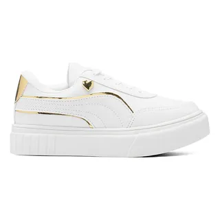 Tenis Casual Header Feminino Coração Dourado Sintetico Tenis Casual Header Feminino Coração Dourado Sintetico
