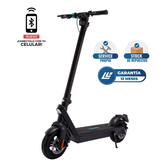 Monopatin Electrico Logus L9 500w - 10 - Auton.40km 36km/h Color Negro