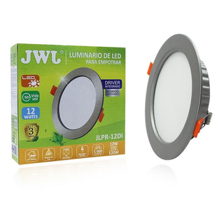 Plafón Led 12w Empotrable Luz Blanca Redondo Di 12 Pzs Jwj Plafón Led 12w Empotrable Luz Blanca Redondo Di 12 Pzs Jwj