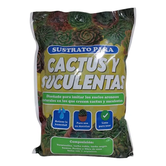 Tierra Premium Suculentas Y Cactus 3 Litros