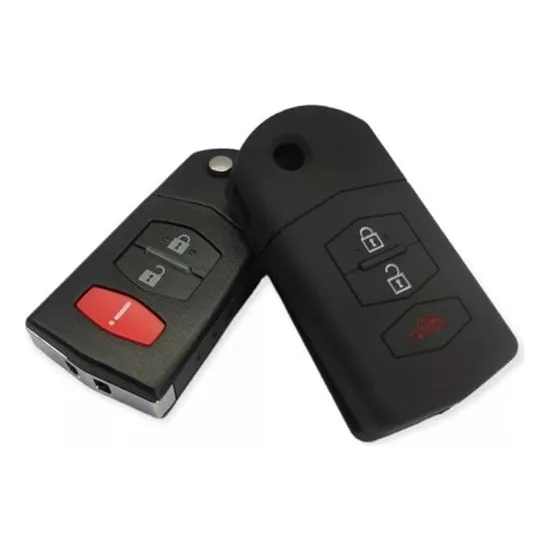 ` Porta-chaves Mazda 2 Mazda 3 Mazda 6 Cx5 Cx7 Cx9 3 Botões