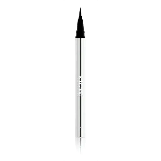 Delineador De Ojos Líquido Idraet Pro Make Up Liquid Eyeliner Precision Color Black Con Acabado Mate