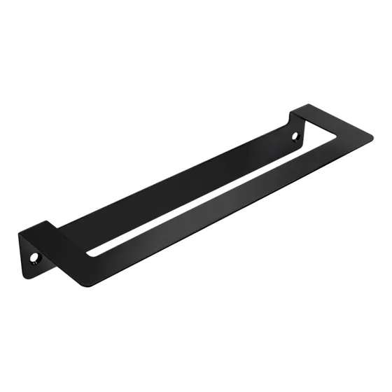 Toallero Mano Slim Black Negro Fp Fundicion Pacifico
