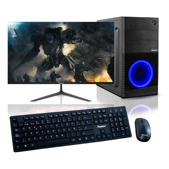 Computador Gamer Ryzen 5 4600g Vega 7 512gb 8gb Led 22 Pc