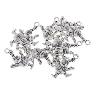 * 10 Piezas De Aleación Navidad Collar Colgantes Joyería Que * 10 Piezas De Aleación Navidad Collar Colgantes Joyería Que