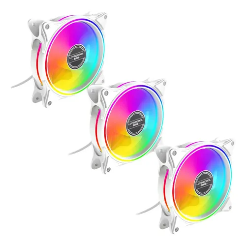 Kit 3 Fan Cooler Argb Gamemax Myrsky White Fn12a-s3i-w | MercadoLivre