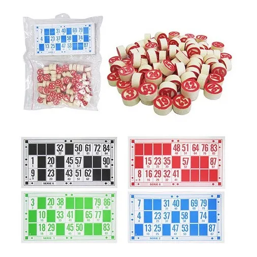 Jogo De Bingo Pedras Madeira Numeradas Cartelas Vispa