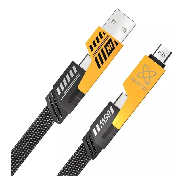 Cable Reforzado Usb C 120cm Compatible Car Play Android Auto