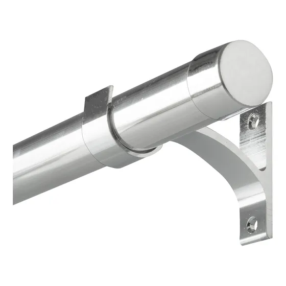Kit Varão 28mm Com 2,50m Cortina Ilhós/argola 100% Alumínio