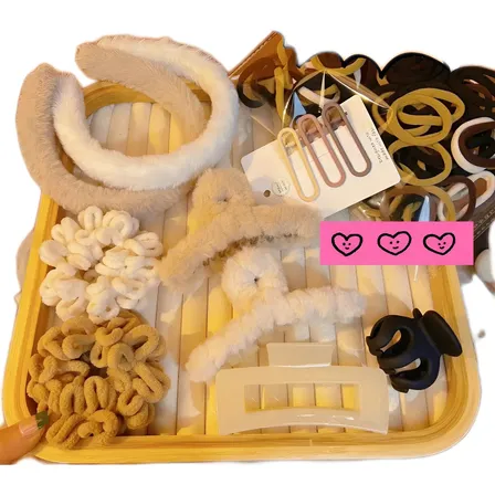 111piezas Pinzas Para El Cabello Broches Cabello De Pelo Mujer Caqui