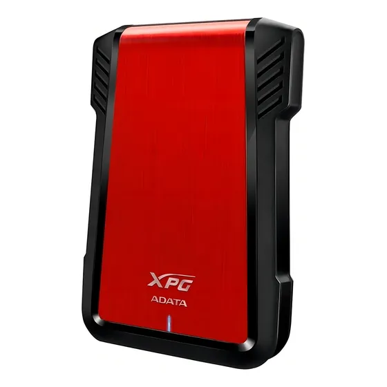 Gabinete Case Disco Duro Xpg Ex500 Sata Carcasa Usb Color Rojo