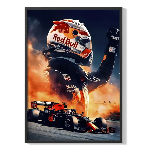 Cuadro Poster Red Bull Formula 1 33x43
