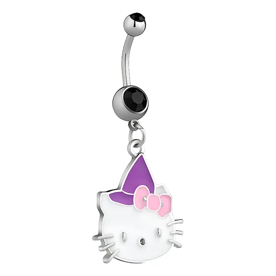 Hello Kitty - Piercing Aretes De Metal Anime Aesthetic 03