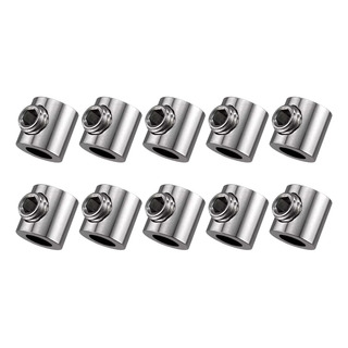 10 Abrazaderas De Cable De Acero Para Fijar Soportes, 10 Abrazaderas De Cable De Acero Para Fijar Soportes,