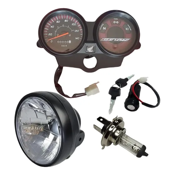 Painel Fan 125 + Farol + Ignição 2009 2010 2011 2012 2013