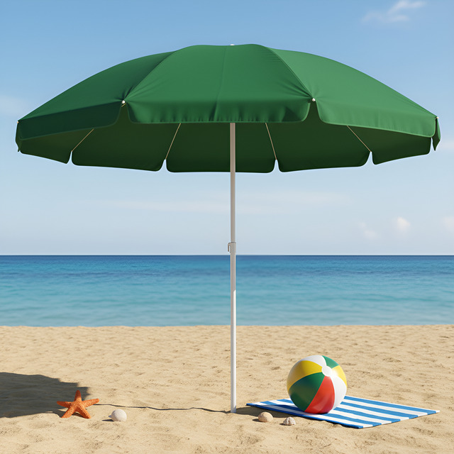 Guarda Sol Gigante 2,40m Uv Praia Piscina Camping Pesca Verão Cor Verde Vai De Tech Guarda Sol Gigante 2,40m Uv Praia Piscina Camping Pesca Verão Cor Verde Vai De Tech