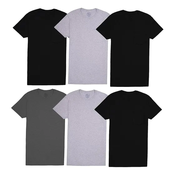 Camisetas De Algodón Fruit Of The Loom, Manga Corta 3xl