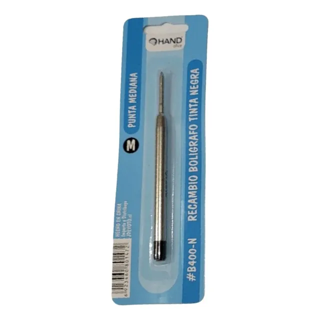 Hand Repuesto Bolígrafo Color Negro Compatible Con Parker