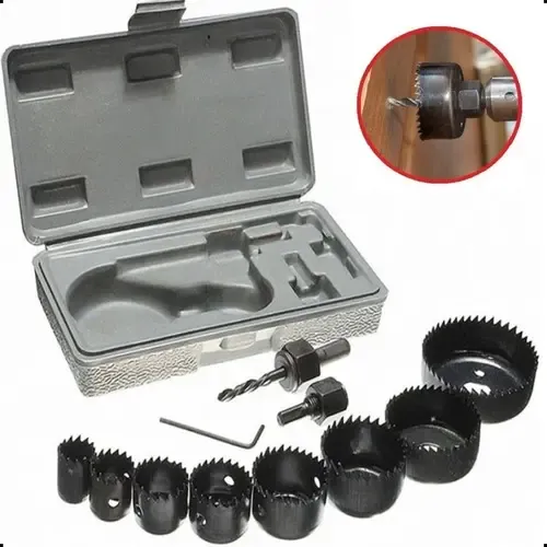 Kit Serra Copo Aço Carbono Bestfer 11 Peças Bfh1323 | MercadoLivre
