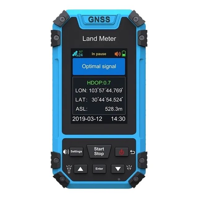 Medidor De Terra De Arado Gps Portátil, Máquina De