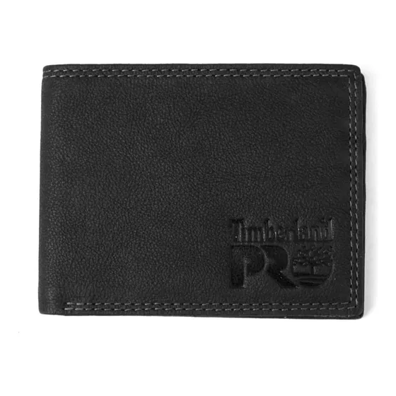 Timberland Pro Cartera Plegable De Cuero Delgado Para Hombre