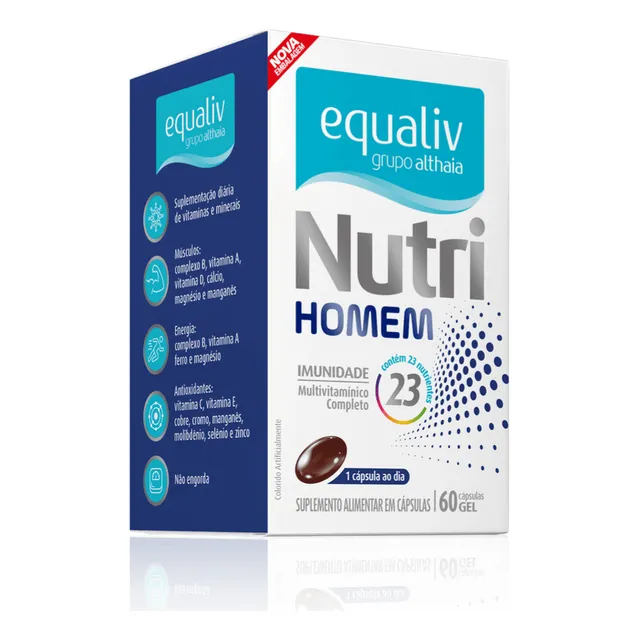 Nutri Homem Multivitamínico  Complexo B Vitaminas Equaliv