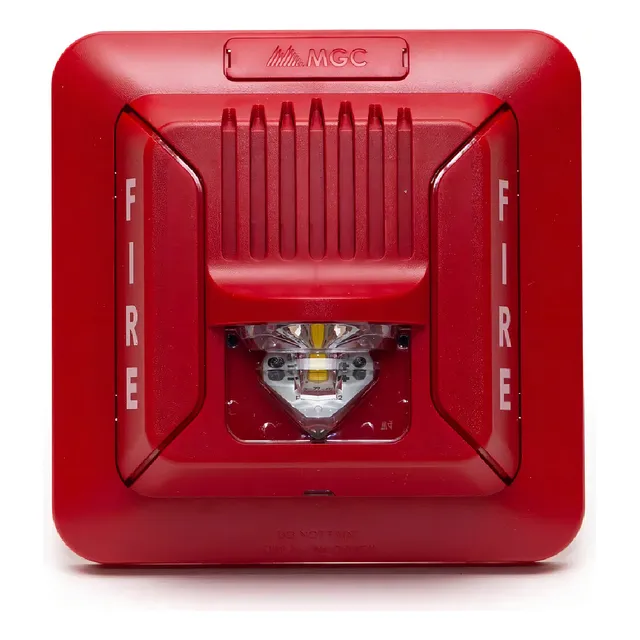 Mircom Fhs-400-rr, Sirena Con Estrobo Convencional Incendio Color Rojo