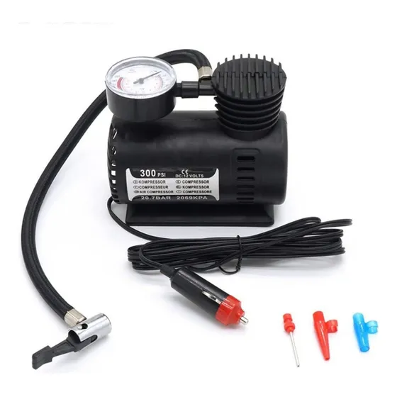 Compresor De Aire 12v Portátil Para Auto E Inflado Rápido