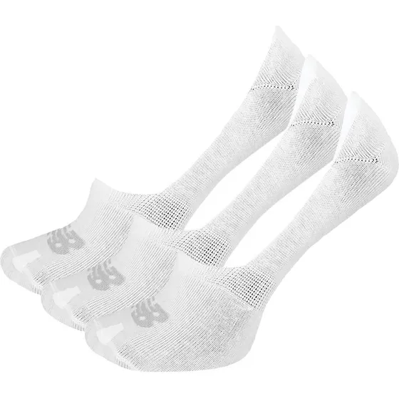 Media New Balance Extra Corta Unseen Liner 3 Pack Blanco