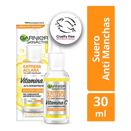 Serum Antimanchas Garnier Express Aclara Vitamina C 30 Ml