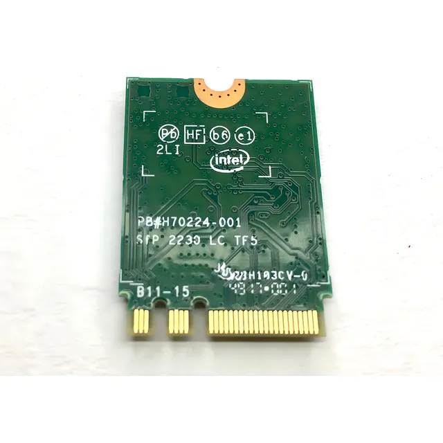Placa Wifi Intel® inalámbrica de doble banda 8260ngw