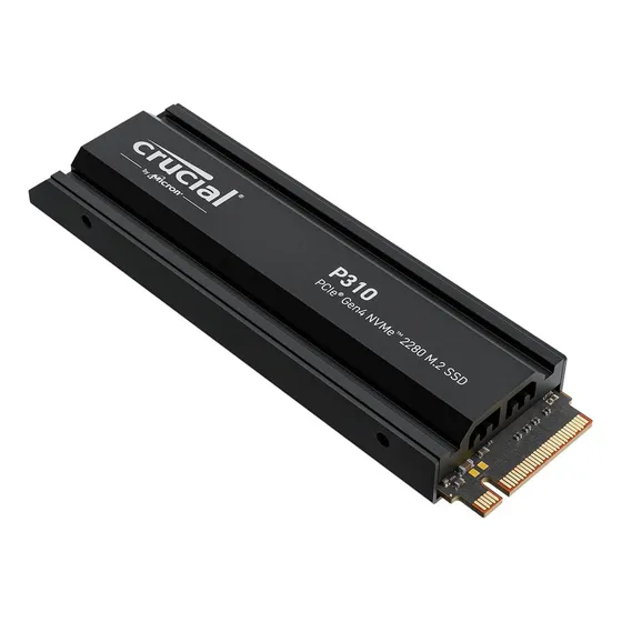 Unidad Crucial P310 1tb Con Disipador Velocidad Hasta 7100mb