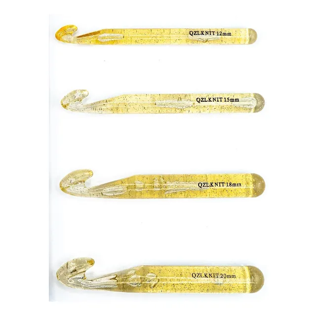 Agujas Tejer Trapillo Set X 4 Tamaños (12, 15, 18 Y 20 Mm)