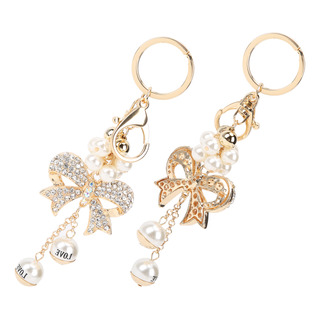 Llavero Bling Key Accessories Con Forma De Lazo, Bonito, 2 U Llavero Bling Key Accessories Con Forma De Lazo, Bonito, 2 U