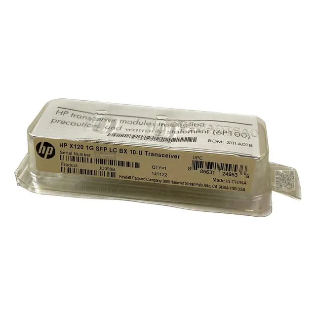 Transceptor Hpe X1201g Sfp Rj45 Nuevo Sellado