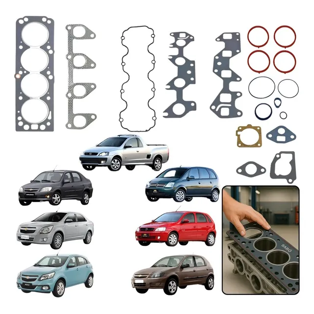 Kit Junta Cabeçote Superior Corsa 1.4 8v 2008 Original Sabó