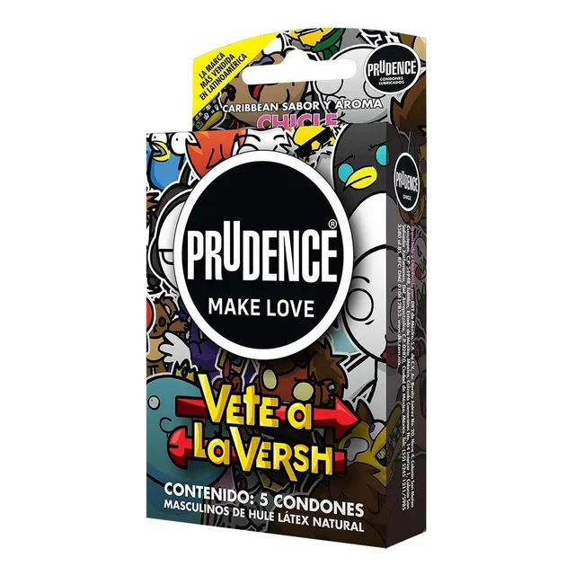 Condones de Látex Prudence Sabor Chicle 5 Condones