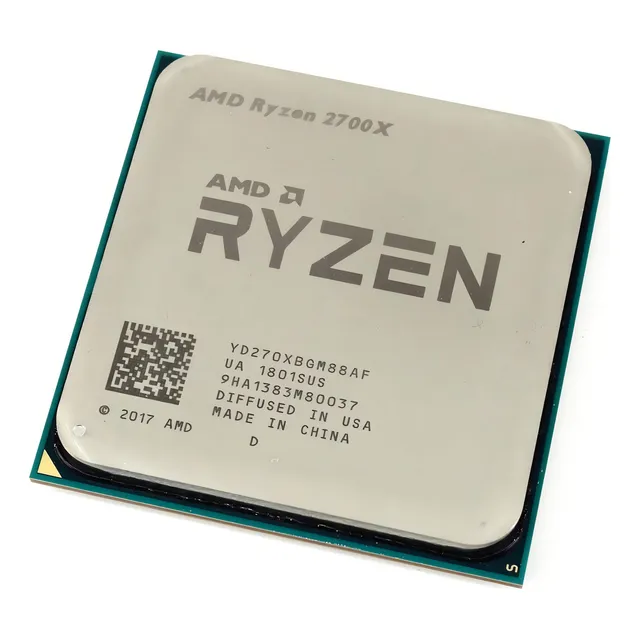Procesador gamer AMD Ryzen 7 2700X YD270XBGAFBOX de 8 núcleos y 4.3GHz de frecuencia con gráfica integrada