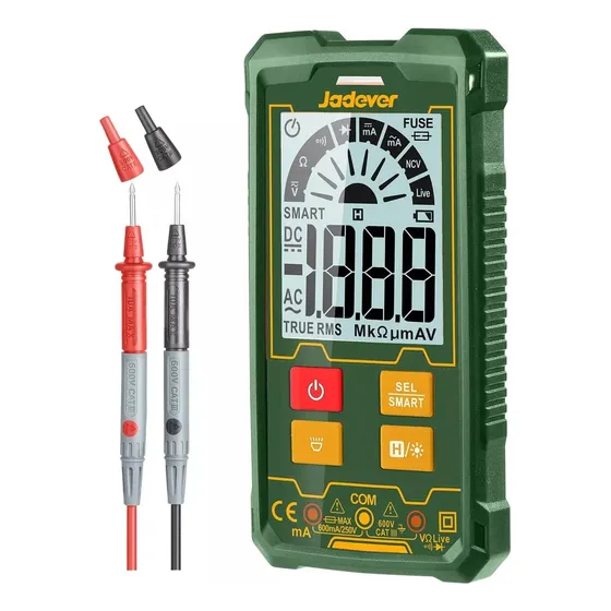 Tester Multimetro Digital 600v Inteligente Jadever