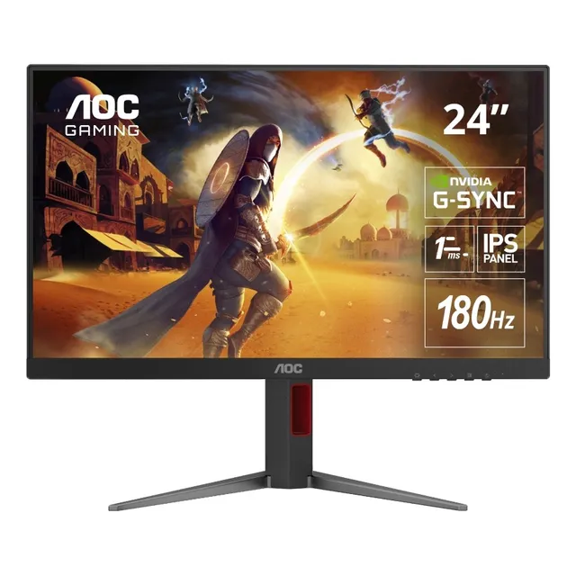 Monitor Aoc Gaming 24  Ips Fhd 180hz Negro